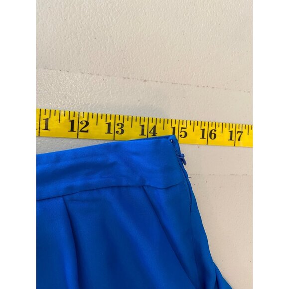 J.Crew Skirt Two-Tone Blue Green Knee-Length Size 6 - Picture 7 of 8